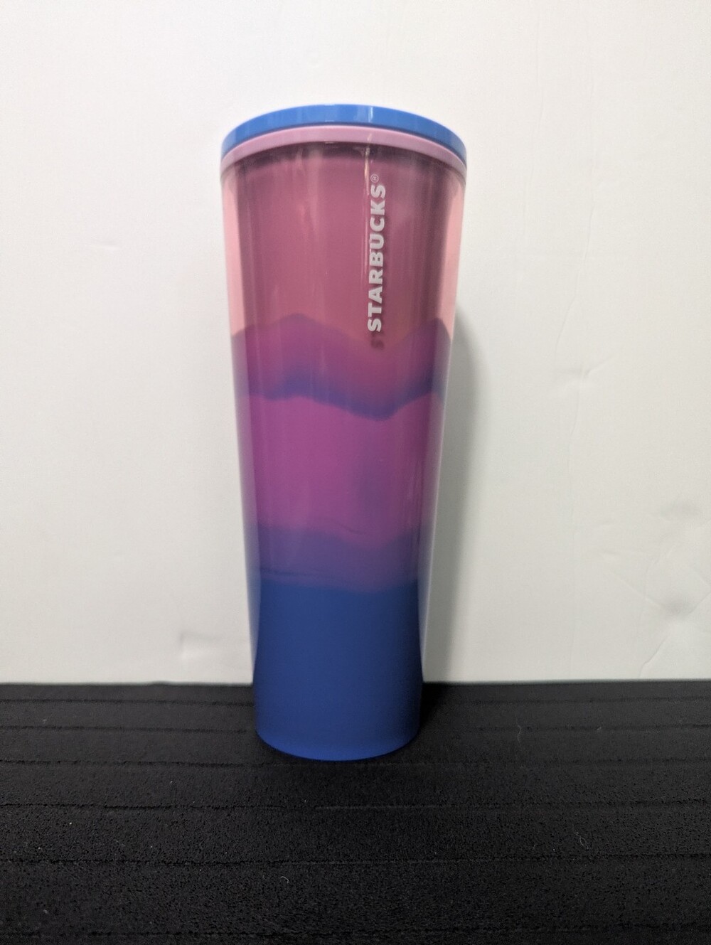 Starbucks Gradient Purple and Blue Travel Tumbler